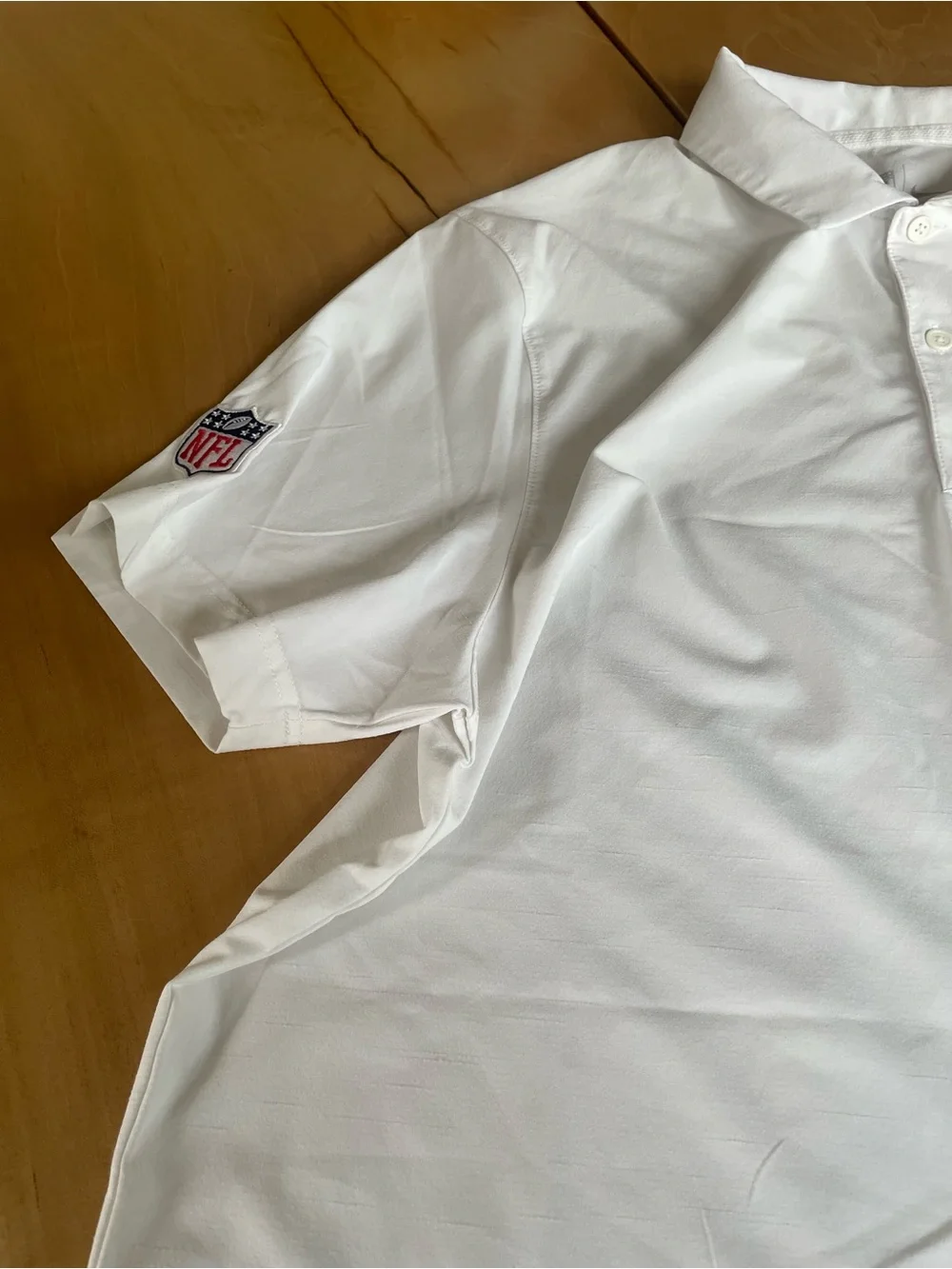 Official  NFL Pittsburgh Steelers White Polo Shirt